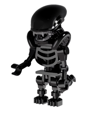 Alien Predator AvP Xenomorph Figur mit beweglichem Kiefer (Variante B)