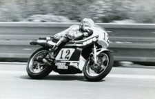Foto, Echtfoto,Virginio Ferrari Italien, Suzuki 500ccm, ehem. Motorradrennfahrer