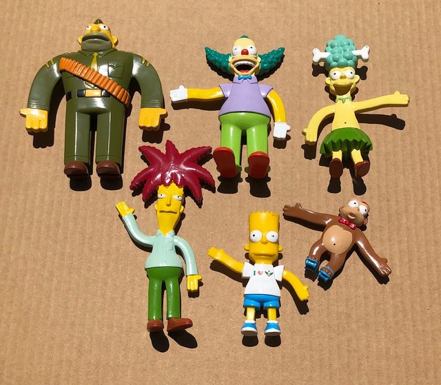(6) The Simpsons Action Figure Lot Bart,Sideshow Bob,Krusty eBay