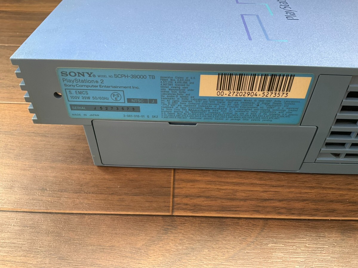 Sony PlayStation 2 PS2 Console only SCPH 39000 TB Toys Blue Sony PlayStation 2 PS2 Console only SCPH 39000 TB Toys Blue