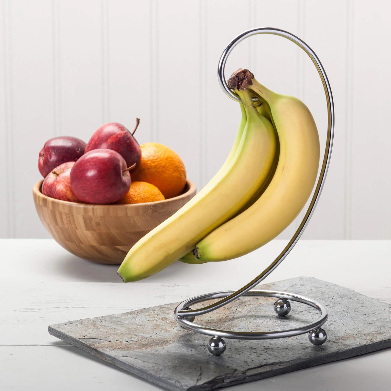 Banana Tree Stand Hanger Hook Premium Quality Bright Chrome 34cm