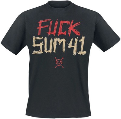 Sum 41 T-Shirt Herren Fuck Sum 41 - Tour Shirt 2024 schwarz