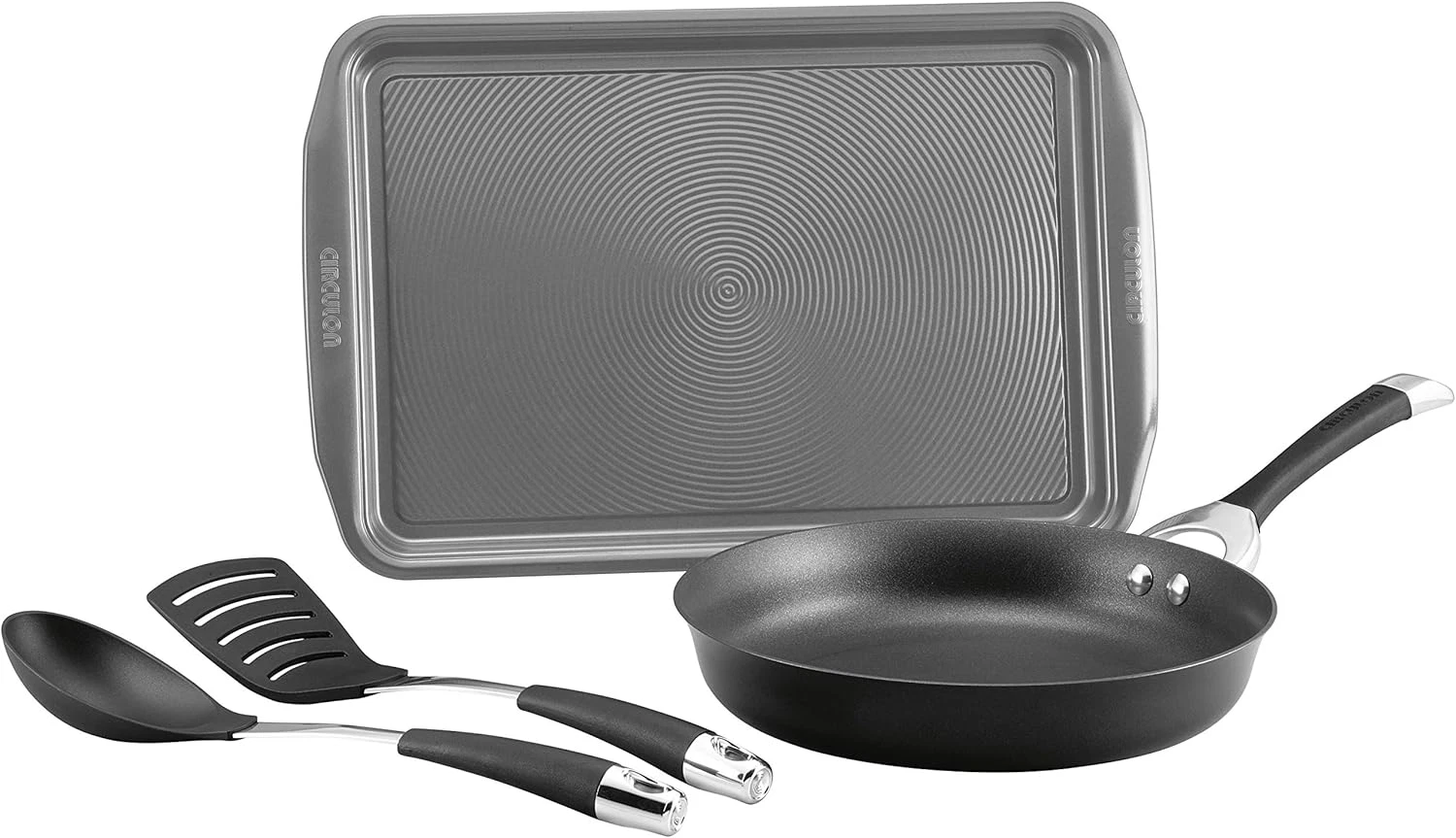 87535 Symmetry Hard Anodized Nonstick Cookware Set / Pots and Pans Set - 4 Piece