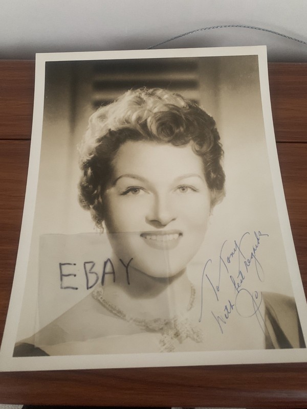 SIGNED Sexy Singer Jo Stafford 8x10 Photo 1950s/1960s You Belong To Me