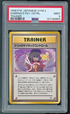 Sabrina's Psychic Control 1999 Pokemon Japanese Gym 2 Trainer PSA 9