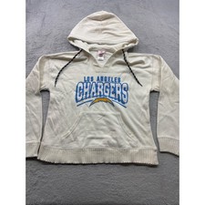 NFL Team Apparel Los Angeles Chargers Hoodie Cream Girls Teens Size Large 11/13
