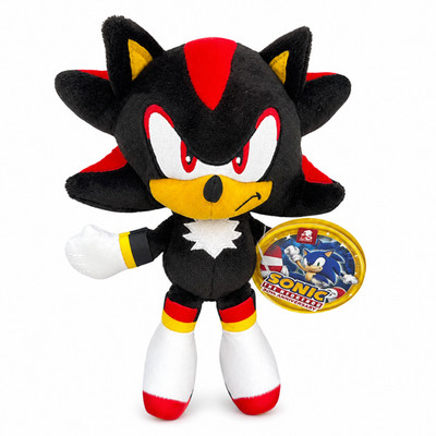 Shadow The Hedgehog 9 Zoll Plüschtier 30th Anniversary 2021 Jakks Pacific mit Etikett