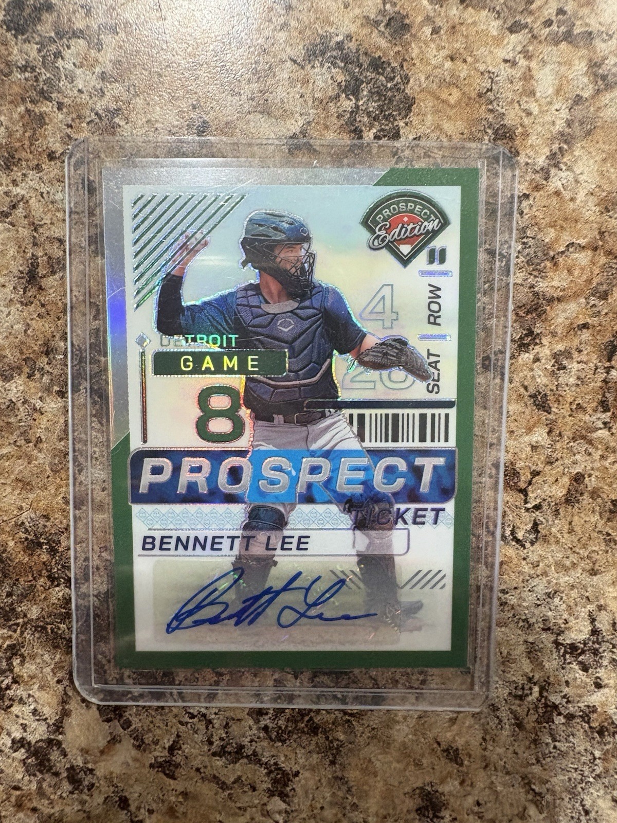 2025 Prospect Edition Signatures Bennett Lee Green Prizm Auto