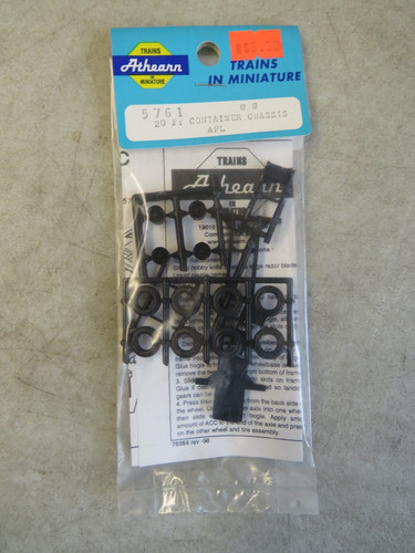 Chasis contenedor Athearn HO Trains #5761 20' APL sellado en paquete | Zustand: New