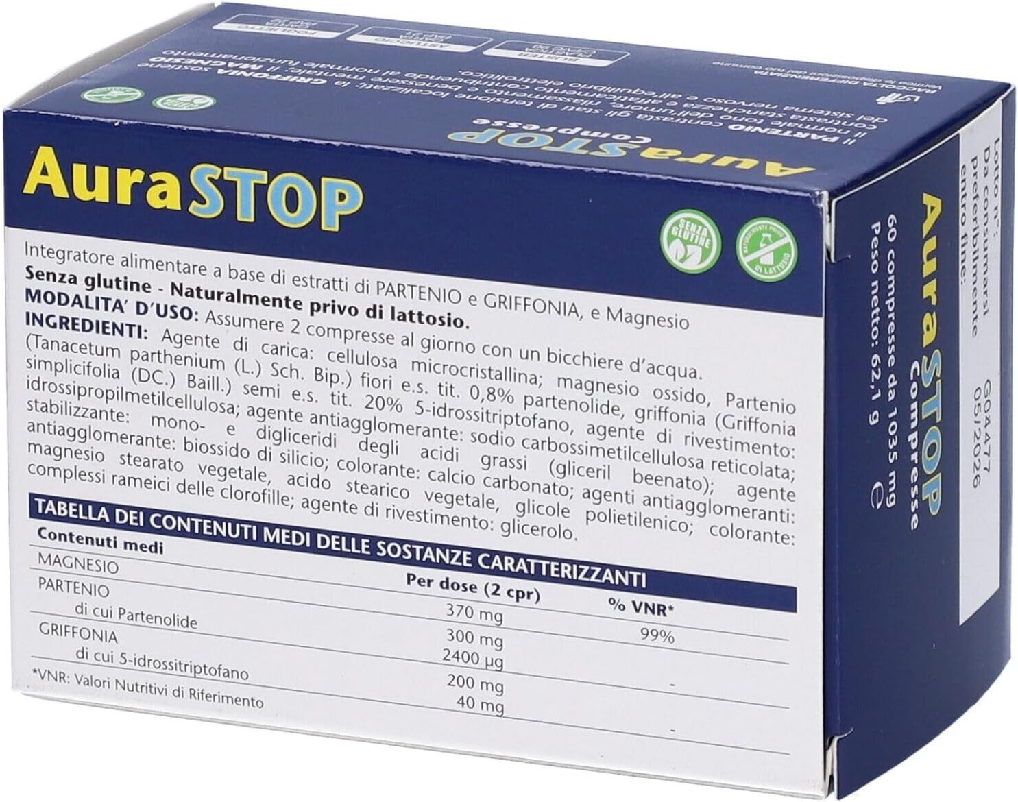 AuraSTOP 80 CPR Integratore per Benessere Mentale e Tensione Testa - 2