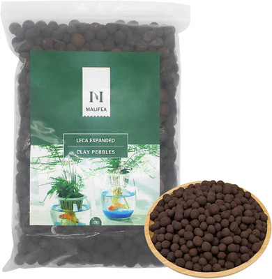 2LBS Leca Expanded Clay Pebbles Hydroponics Supplies for Indoor Garden  (2LBS)