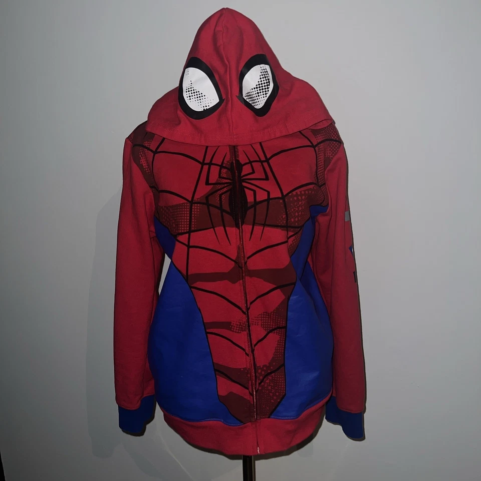 Sudadera Marvel Spider-Man Cremallera Completa Rojo Azul Niños Talla XXL (18) Foto 3 de 4