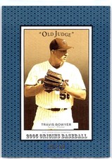 2005 UD Origins #283 Travis Bowyer Old Judge Blue #/50