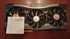 EVGA RTX 3080 FTW3 ULTRA 10GB –  Left Fan Not Working – READ DESCRIPTION!