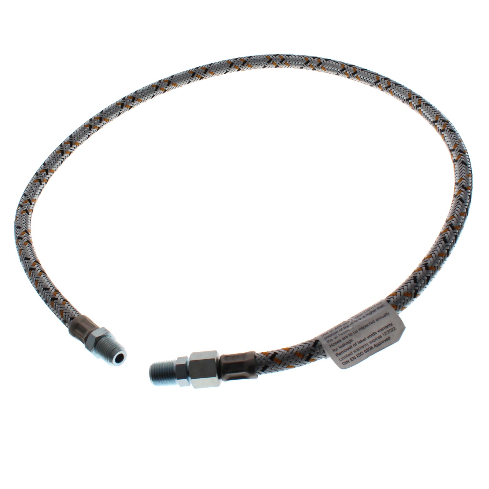 Westwood Products S220-36 1/4 NPT MxM Braided Steel Oil Line 36