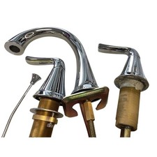 Signature Hardware 447901 Provincetown Widespread Bathroom Faucet - Chrome READ