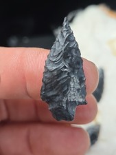 KILLER GATECLIFF POINT Oregon Authentic Arrowhead Obsidian Artifact Collection