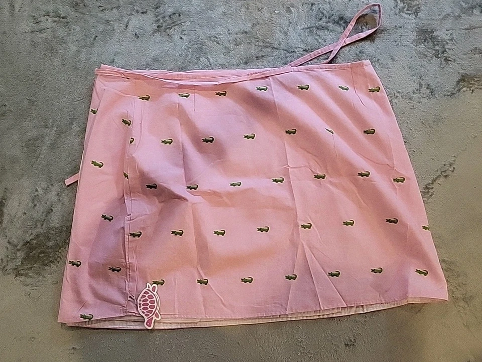 Falda envolvente Lolly Wolly Doodle para mujer talla XXXL rosa verde bordada  Foto 3 de 4