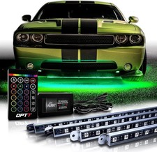 OPT7 Aura Aluminum LED Underglow Kit for Car with Remote Control, Exterior Neon