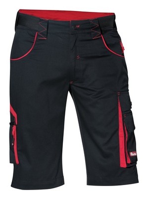 Fortis Herren-Bermuda twenty-four, schwarz/rot, Größe 52