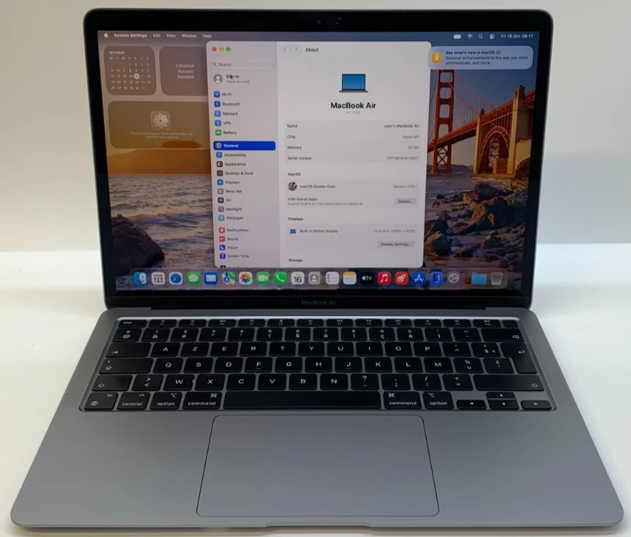 Apple MacBook Air 13" M1 · 16GB · 256GB, photo 1 of 5