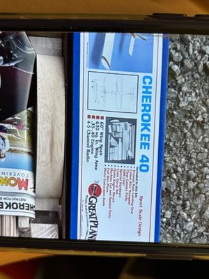 VTG Great Planes Cherokee 40  scale rc model airplane plane kit project READ P26