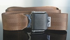 Flugzeuggürtel Flugzeug Gurt by FlapsFive - Authentic Aviation - mocca