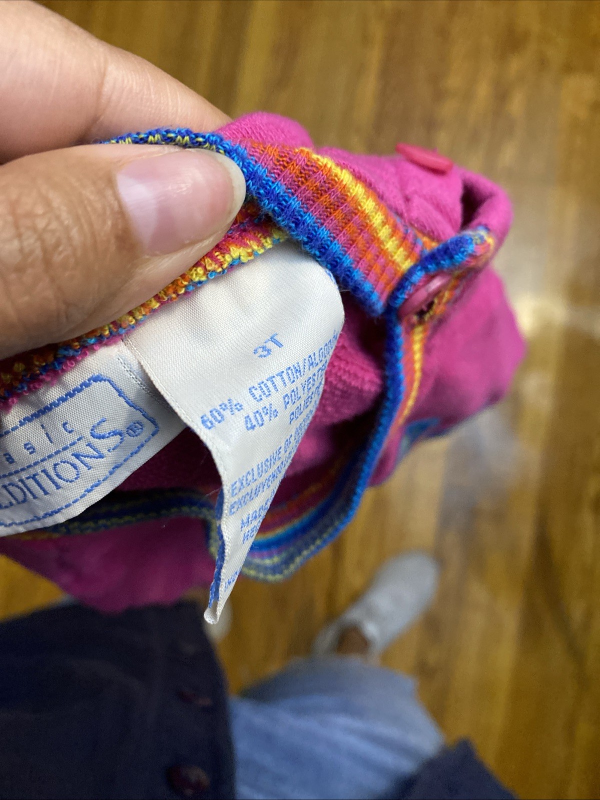 Vintage Toddler Basic Editions Bright Flower Swea… - image 4