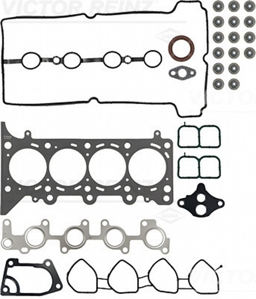 Victor Reinz Zylinderkopfdichtung Satz FüR Chevrolet Spark 1.0 1.2 Aveo-image