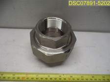 2" Union, Stainless Steel 3000# Threaded F316/F316L A/SA182 HT1344 SP-83 NSF-61