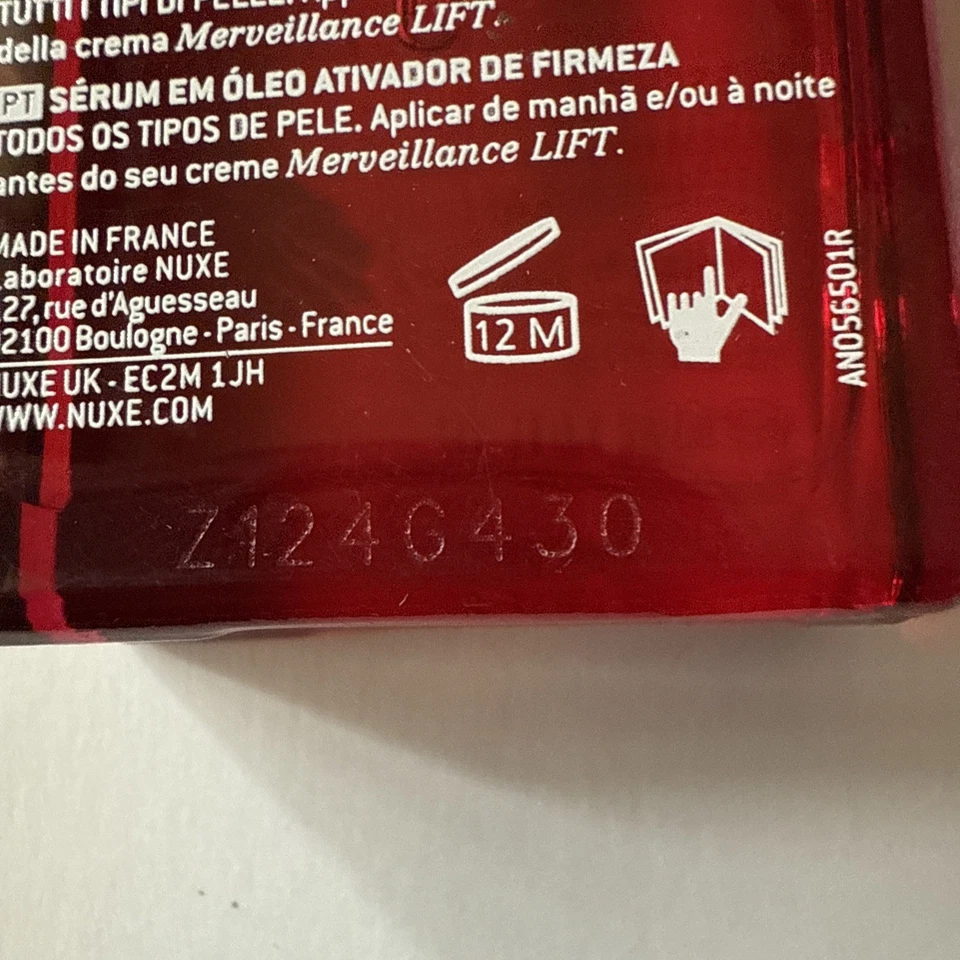 NUXE MERVEILLIANCE LIFT Firming And Activating Oil-Serum 30 ml All Skin Types - Image 4 of 4