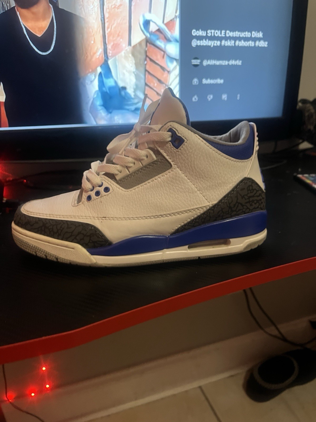 Jordan Air Jordan 3 Retro Racer Blue CT8532-145 Men's Sneakers