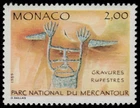 MONACO 1654 - Mercantour Park Petroglyphs "Magician" (pc27963+)