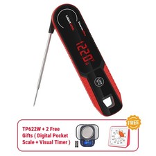 ThermoPro TP622W 1s Instant Read Calibratable Meat Thermometer 10-Year Warranty