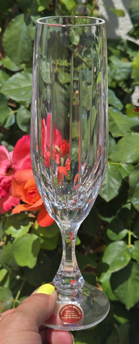 6 Belles flûtes à champagne en cristal de LEMBERG/ARNAUD DE BRISSAC dans coffret - Picture 5 of 14