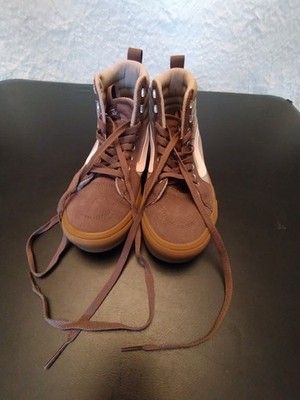 vans fillmore high top Brown And Pink Suede Women's Sz 8