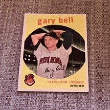1959 Topps Gary Bell (RC) #327 Cleveland Indians - NM - Free Shipping~