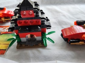 Lego Ninjago Lot Of Three Red Temple Spinjaro 30293 with Manuals 