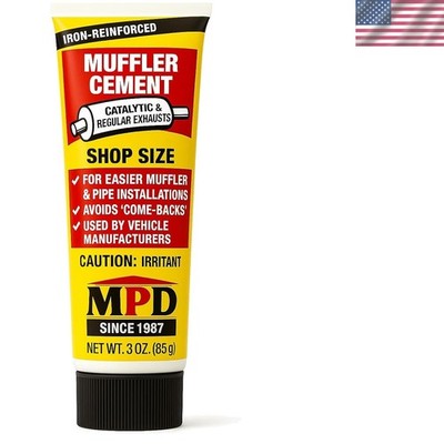 Muffler Cement Putty   16 oz | Seals Exhaust Leaks, Cracks & Holes | Heat Res...