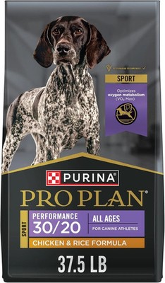 Purina Pro Plan High Calorie, High Protein 30/20 Chicken & Rice Dog Food 37.5 lb