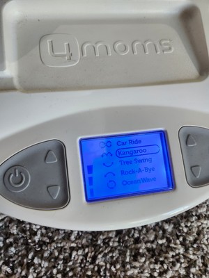 4moms MamaRoo Baby Swing Gray Electronic Motion Settings Adjustable Music