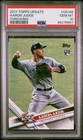 2017 Topps Update Aaron Judge RC Throwing #US166 Yankees Gem Mint PSA 10