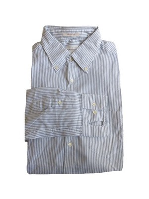 GANT RUGGER Men's Luminary Blue Thumbs Up Oxford Shirt 348390 Size M NWT