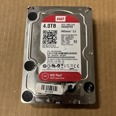 Excellent Western Digital Red Plus 4TB NAS 3.5'' Hard Drive WD40EFZX