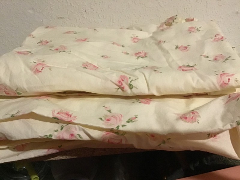 Liz Claiborne queen size flat sheet/one pillowcase standard size-excellent condi