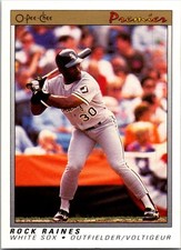 1991 O-Pee-Chee Premier Tim Raines  97 Chicago White Sox