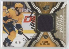 2021-22 SPx Rookie Jersey Gold Spectrum 9/99 David Farrance #RJ-DF 4om