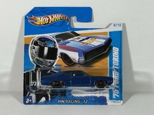 Hot Wheels Hw Racing 70 Ford Torino - No Side Tampo Error - Short Card Hot Wheels Hw Racing 70 Ford Torino - No Side Tampo Error - Short Card
