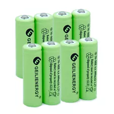 8-Pack AA 2A Size 1.2V  Rechargeable Battery For Garden Solar Path Lights Green
