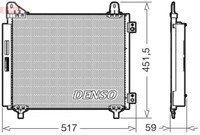 Denso DCN21035 Klimakondensator FüR Peugeot Opel